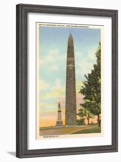 Battle Monument, Bennington, Vermont-null-Framed Art Print