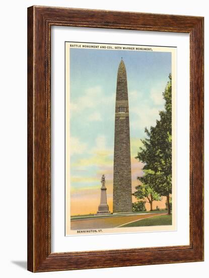 Battle Monument, Bennington, Vermont-null-Framed Art Print