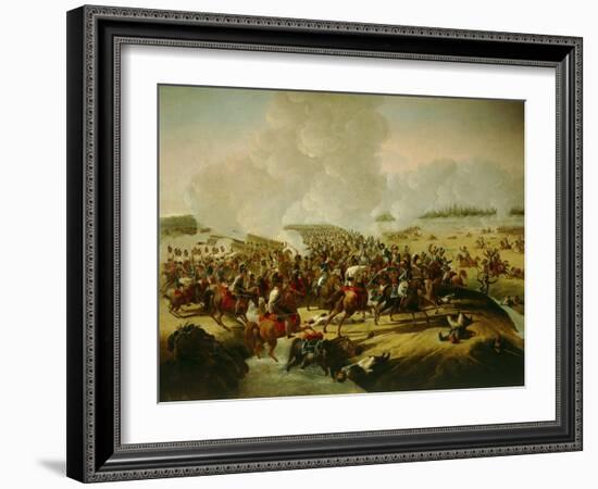 Battle Near Hanau, Schermish During Battle of Leipzig-Giuseppe Bernardino Bison-Framed Giclee Print