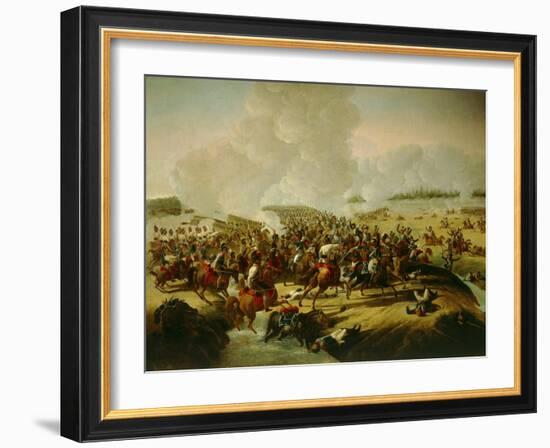 Battle Near Hanau, Schermish During Battle of Leipzig-Giuseppe Bernardino Bison-Framed Giclee Print