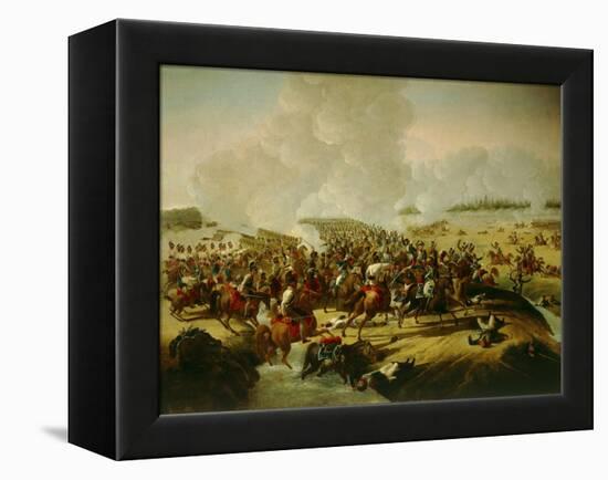 Battle Near Hanau, Schermish During Battle of Leipzig-Giuseppe Bernardino Bison-Framed Premier Image Canvas