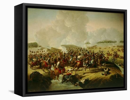Battle Near Hanau, Schermish During Battle of Leipzig-Giuseppe Bernardino Bison-Framed Premier Image Canvas