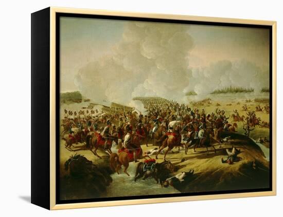 Battle Near Hanau, Schermish During Battle of Leipzig-Giuseppe Bernardino Bison-Framed Premier Image Canvas