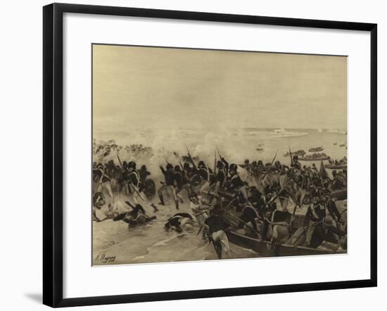 Battle of Aboukir, 1801-Henri-Louis Dupray-Framed Giclee Print