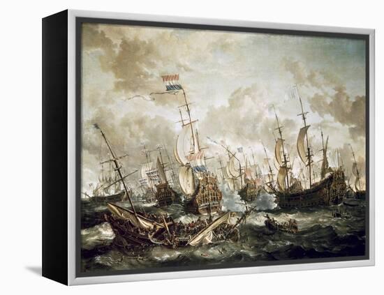 Battle of Abukir-null-Framed Stretched Canvas