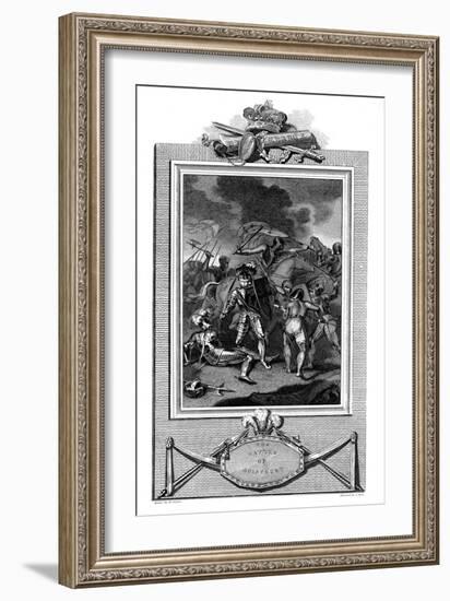 Battle of Agincourt, Hundred Years War, October 1415-A Smith-Framed Giclee Print