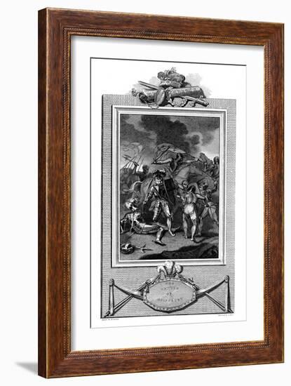 Battle of Agincourt, Hundred Years War, October 1415-A Smith-Framed Giclee Print