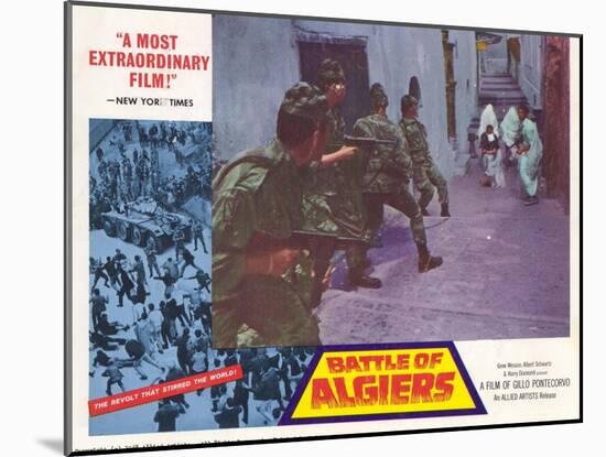 Battle of Algiers, 1968-null-Mounted Art Print