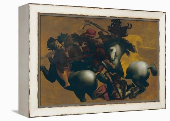 Battle of Anghiari, c.1560-Leonardo da Vinci-Framed Premier Image Canvas