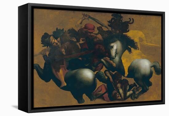 Battle of Anghiari, c.1560-Leonardo da Vinci-Framed Premier Image Canvas