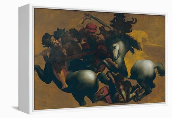 Battle of Anghiari, c.1560-Leonardo da Vinci-Framed Premier Image Canvas