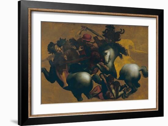 Battle of Anghiari, c.1560-Leonardo da Vinci-Framed Giclee Print