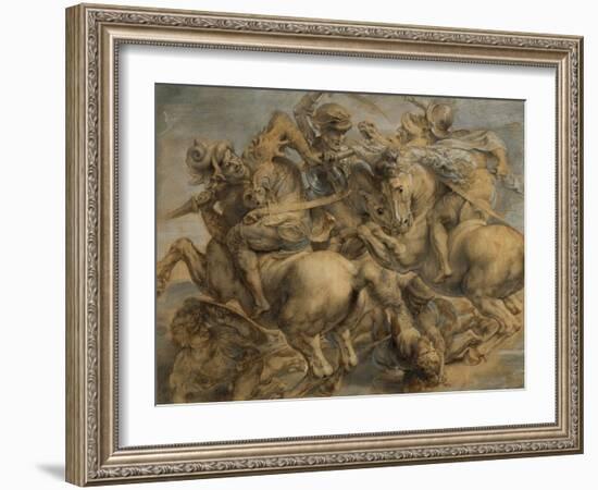 Battle of Anghiari-Peter Paul Rubens-Framed Giclee Print