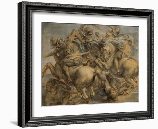 Battle of Anghiari-Peter Paul Rubens-Framed Giclee Print