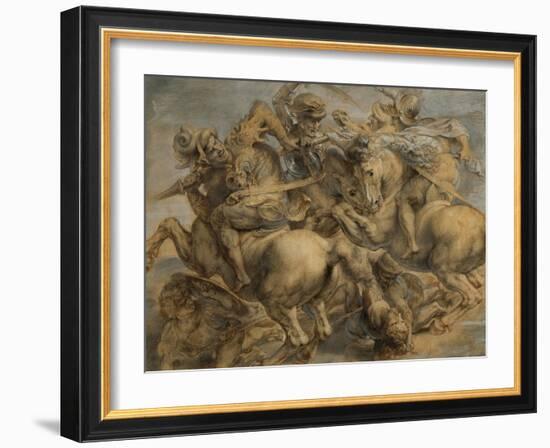 Battle of Anghiari-Peter Paul Rubens-Framed Giclee Print