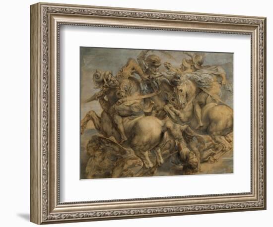 Battle of Anghiari-Peter Paul Rubens-Framed Giclee Print