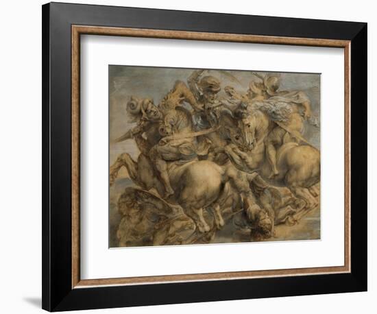 Battle of Anghiari-Peter Paul Rubens-Framed Giclee Print