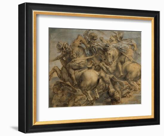 Battle of Anghiari-Peter Paul Rubens-Framed Giclee Print