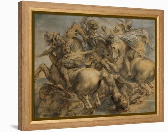 Battle of Anghiari-Peter Paul Rubens-Framed Premier Image Canvas