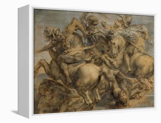 Battle of Anghiari-Peter Paul Rubens-Framed Premier Image Canvas