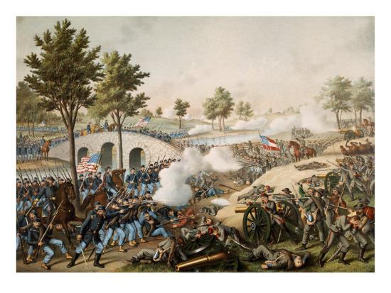 Battle of Antietam, also known as the Battle of Sharpsburg, 17 September 1862