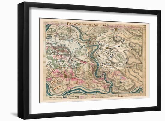 Battle of Antietam or Sharpsburg No.2-null-Framed Art Print