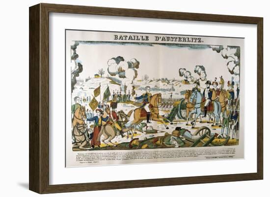 Battle of Austerlitz, December 1805-Francois Georgin-Framed Giclee Print