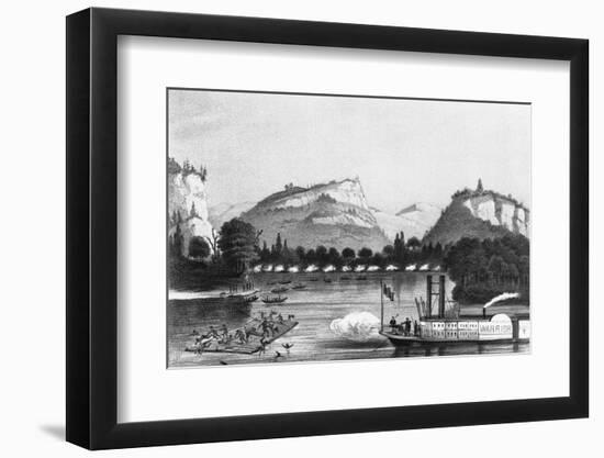 Battle of Bad Axe Illustration-null-Framed Photographic Print