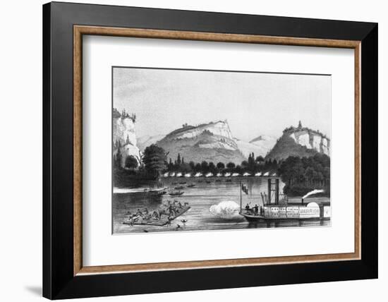 Battle of Bad Axe Illustration-null-Framed Photographic Print