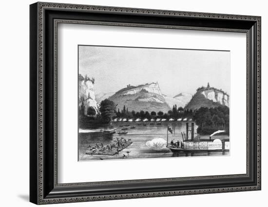 Battle of Bad Axe Illustration-null-Framed Photographic Print