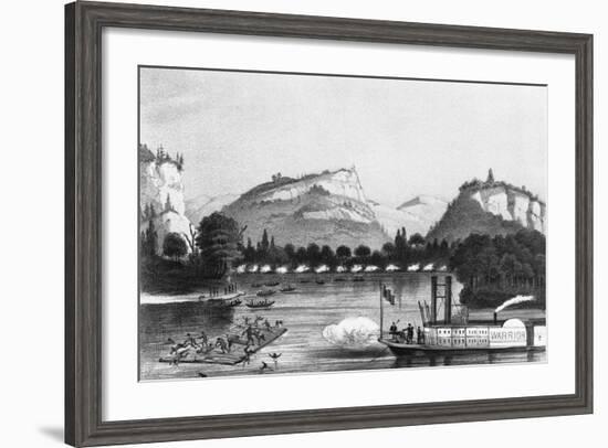 Battle of Bad Axe Illustration-null-Framed Photographic Print