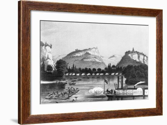 Battle of Bad Axe Illustration-null-Framed Photographic Print