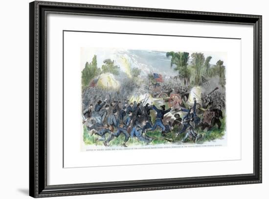 Battle of Baker's Creek, Mississippi, American Civil War, May 1863-null-Framed Giclee Print