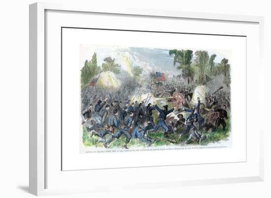 Battle of Baker's Creek, Mississippi, American Civil War, May 1863-null-Framed Giclee Print