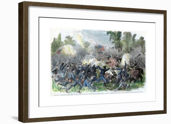 Battle of Baker's Creek, Mississippi, American Civil War, May 1863-null-Framed Giclee Print