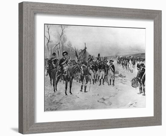 Battle of Ballinamuck, Ireland, 1798-Henri-Louis Dupray-Framed Giclee Print