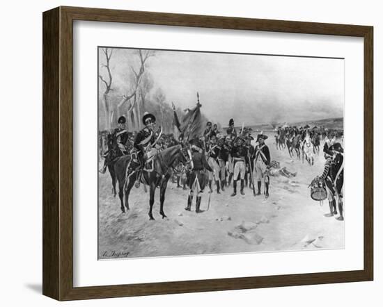 Battle of Ballinamuck, Ireland, 1798-Henri-Louis Dupray-Framed Giclee Print