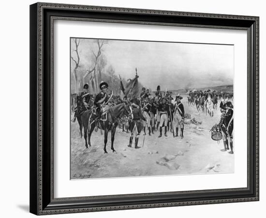 Battle of Ballinamuck, Ireland, 1798-Henri-Louis Dupray-Framed Giclee Print