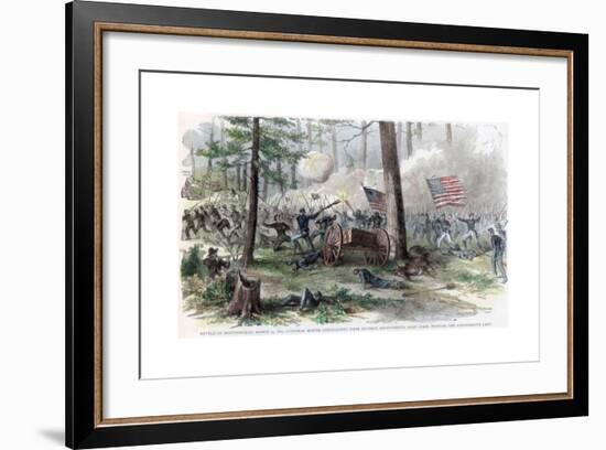 Battle of Bentonville, North Carolina, American Civil War, March 1865-null-Framed Giclee Print