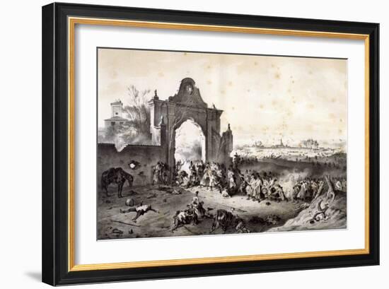 Battle of Bicocca-Albrecht Altdorfer-Framed Giclee Print