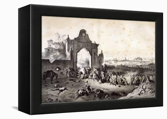 Battle of Bicocca-Albrecht Altdorfer-Framed Premier Image Canvas