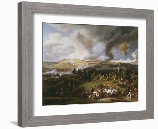 Battle of Borodino or the Moskva, September 7, 1812, between Napoleon and Kutuzov-Louis Lejeune-Framed Giclee Print