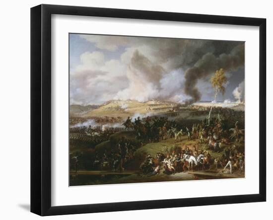 Battle of Borodino or the Moskva, September 7, 1812, between Napoleon and Kutuzov-Louis Lejeune-Framed Giclee Print
