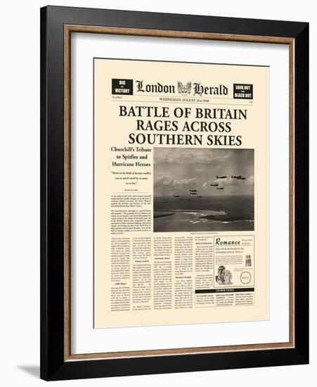 Battle Of Britain-The Vintage Collection-Framed Giclee Print