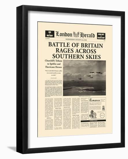 Battle Of Britain-The Vintage Collection-Framed Giclee Print