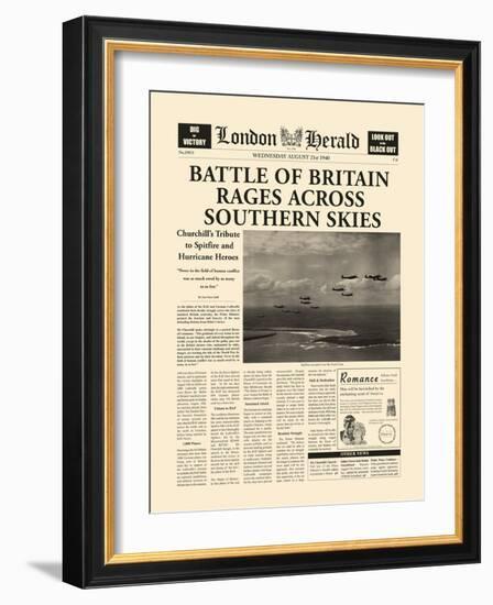 Battle Of Britain-The Vintage Collection-Framed Giclee Print