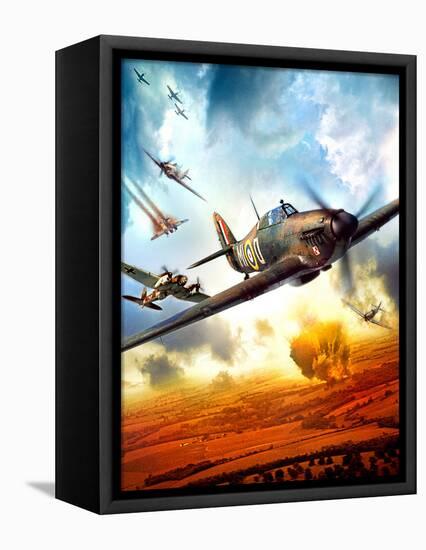 Battle of Britain-null-Framed Stretched Canvas