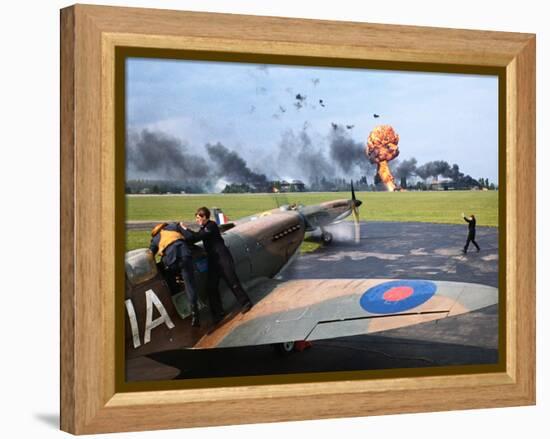 Battle of Britain-null-Framed Stretched Canvas