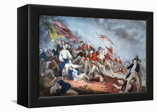 Battle of Bunker Hill, 1775-Currier & Ives-Framed Premier Image Canvas