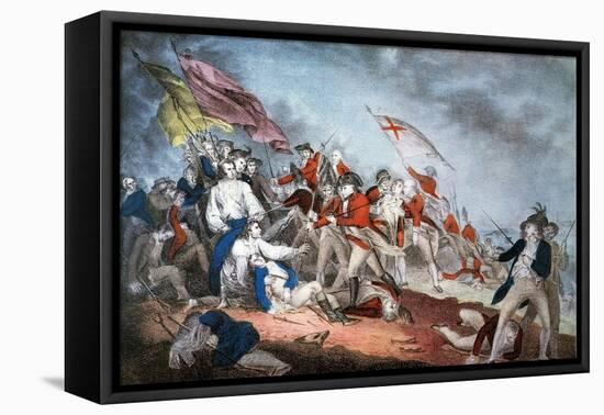 Battle of Bunker Hill, 1775-Currier & Ives-Framed Premier Image Canvas